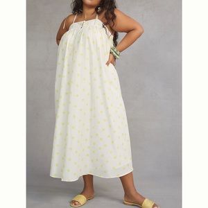 WHIT TWO Dot Polka Dot Maxi Dress